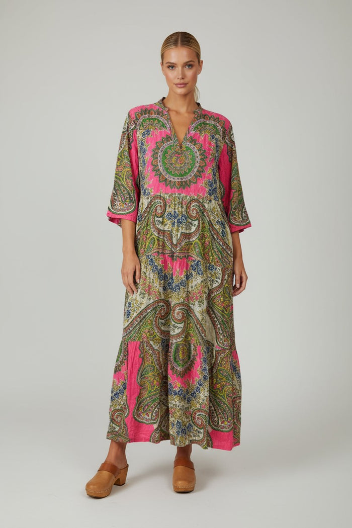 SAMPLE 1304 COTTESLOE MAXI FLURO PINK