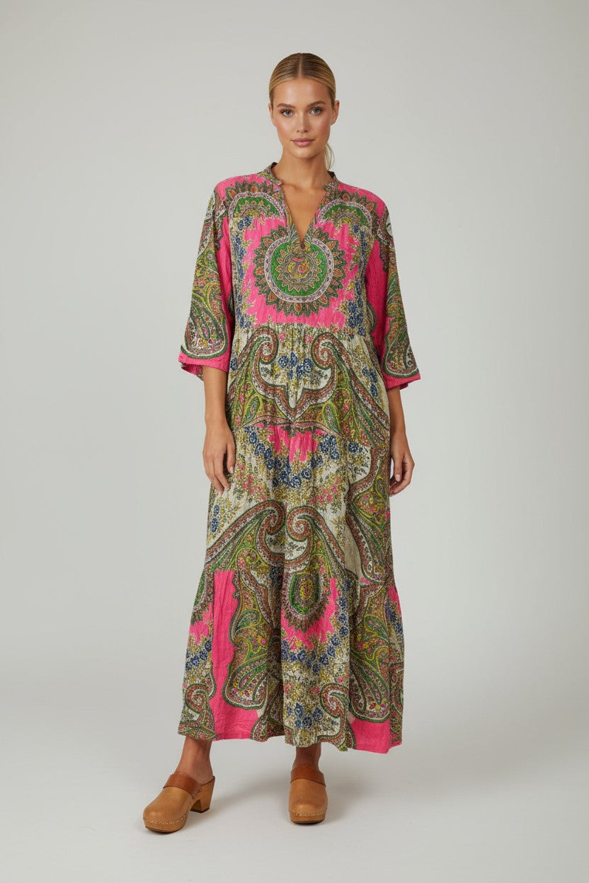 SAMPLE 1304 COTTESLOE MAXI FLURO PINK