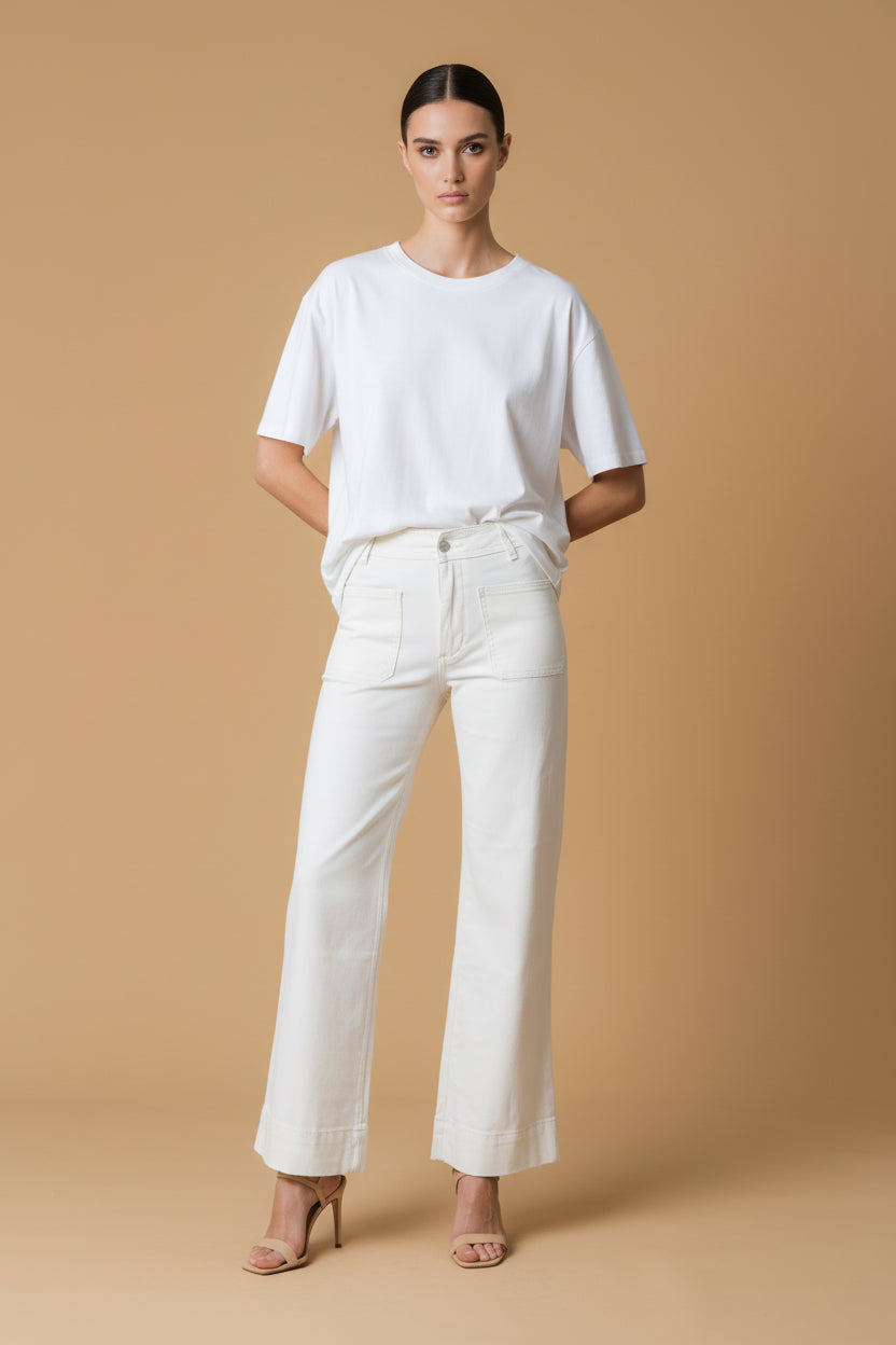 Helena Champagne Denim Jeans by Atte. The Label