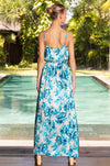 FLEUR SILK CHINA BLUE DRESS *PRE - ORDER