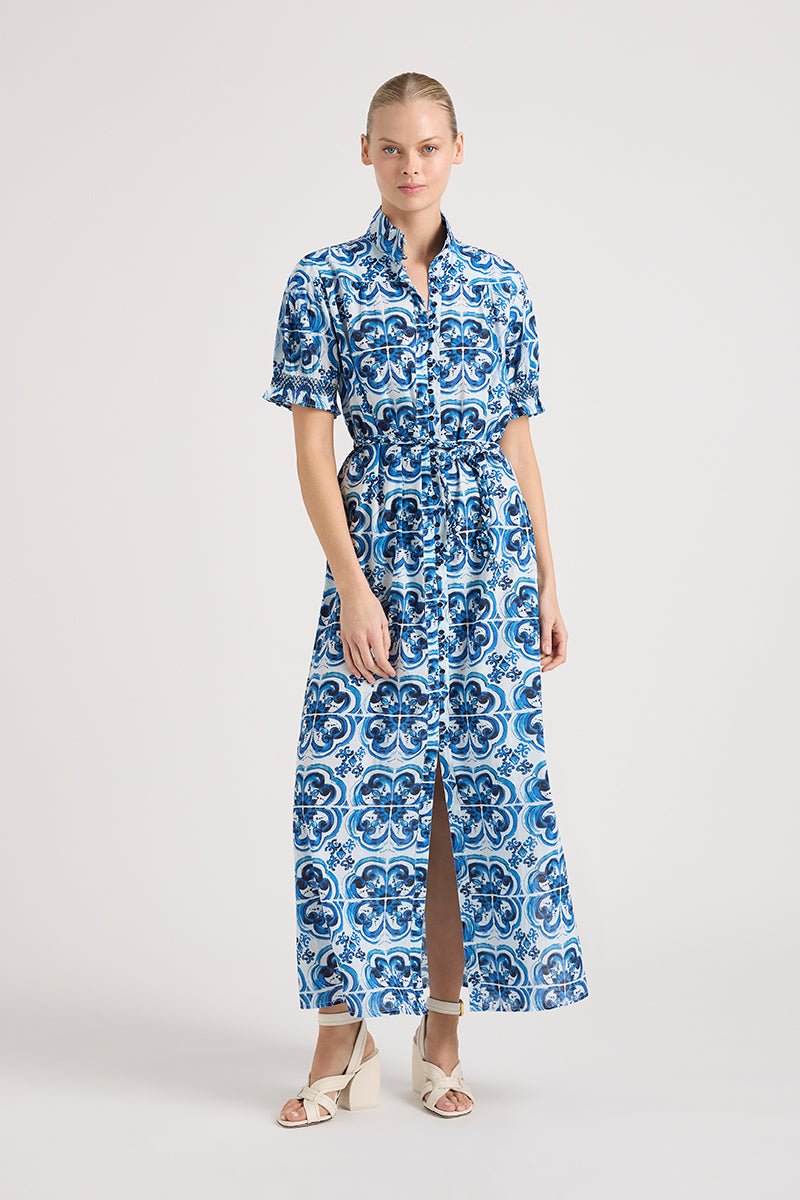 JULY COTTON NAVY MAXI