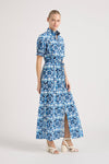 JULY COTTON NAVY MAXI
