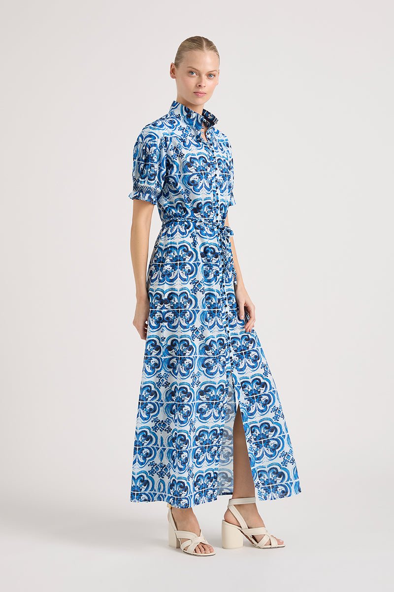 JULY COTTON NAVY MAXI