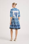 MARILYN MARGARET BUTTON MIDI DRESS (MORE COLOURS)
