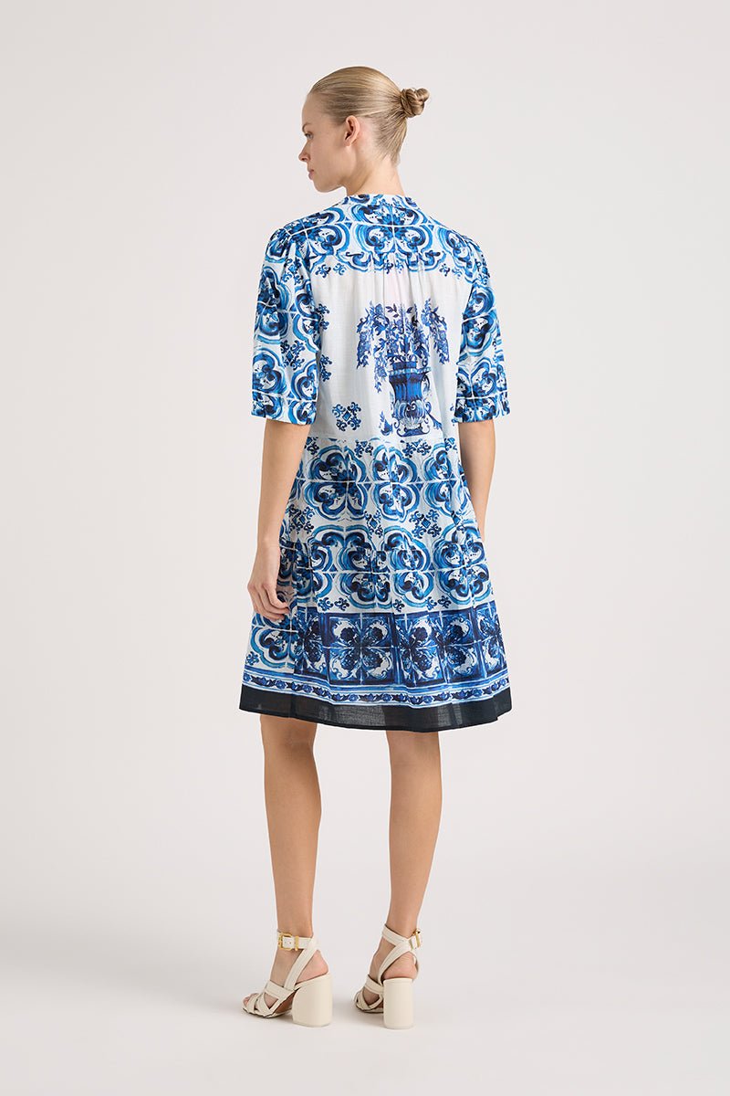 MARILYN MARGARET BUTTON MIDI DRESS (MORE COLOURS)