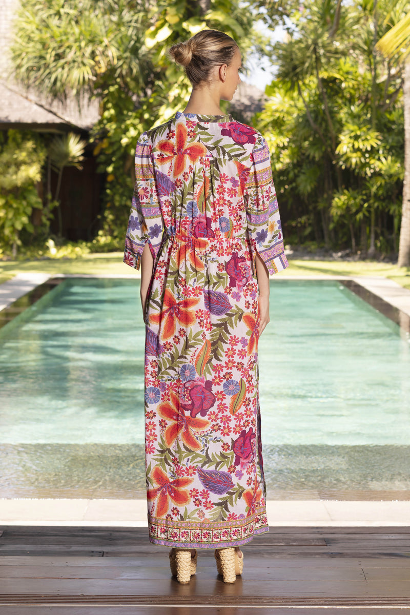 MARY COTTON TULLERIES HIBISCUS MAXI