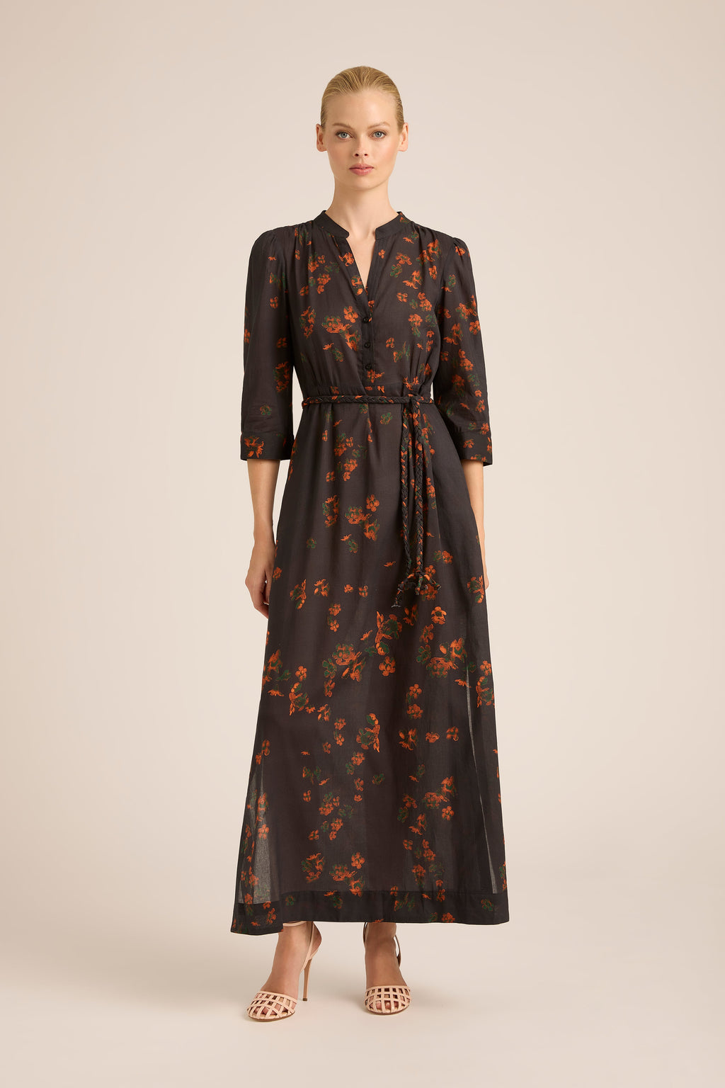 MARY HARPER SMOKE COTTON DRESS