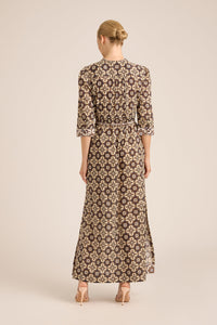 MARY STARBURST COTTON DRESS