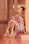 MARY TULLERIES SILK LONG DRESS *PRE - ORDER