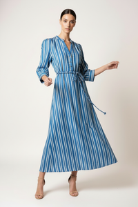 MARY COTTON STRIPE MAXI