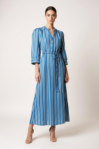 MARY COTTON STRIPE MAXI
