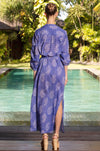 NATALIE KAFTAN SHRINE BLUE DRESS *PRE - ORDER