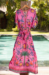 NORMAN QUEEN PALM SILK MAXI *PRE - ORDER