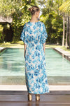 NORMAN SILK CHINA BLUE MAXI *PRE - ORDER