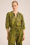 SAMPLE SCARLETT SILK MONSOON SAFFRON