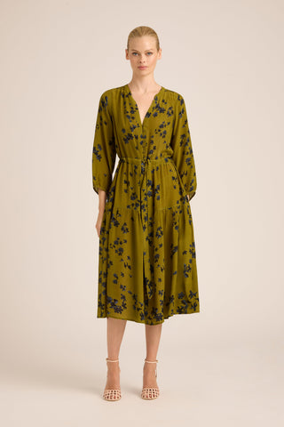SAMPLE SCARLETT SILK MONSOON SAFFRON