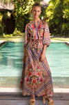 LOLA WATERLILY LAGOON SLIP DRESS *PRE-ORDER