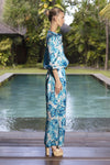 SHAMBALA SILK CHINA BLUE PANTS *PRE - ORDER