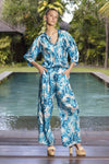 RIO QUEEN PALM SILK MIDI *PRE-ORDER