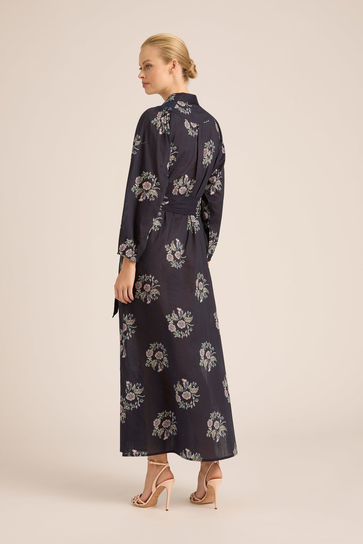 STEVIE FALL WREATH COTTON DRESS