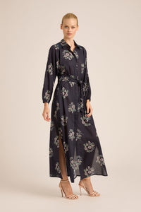 STEVIE FALL WREATH COTTON DRESS