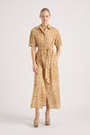 MARY COTTON EMBROIDERED ORIENT DRESS