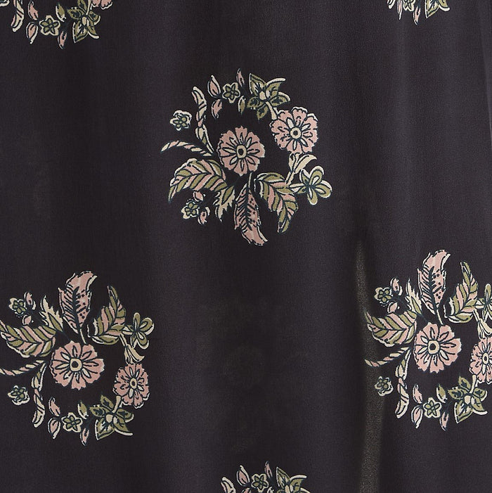 TEXAS SILK WREATH NAVY SHIRT