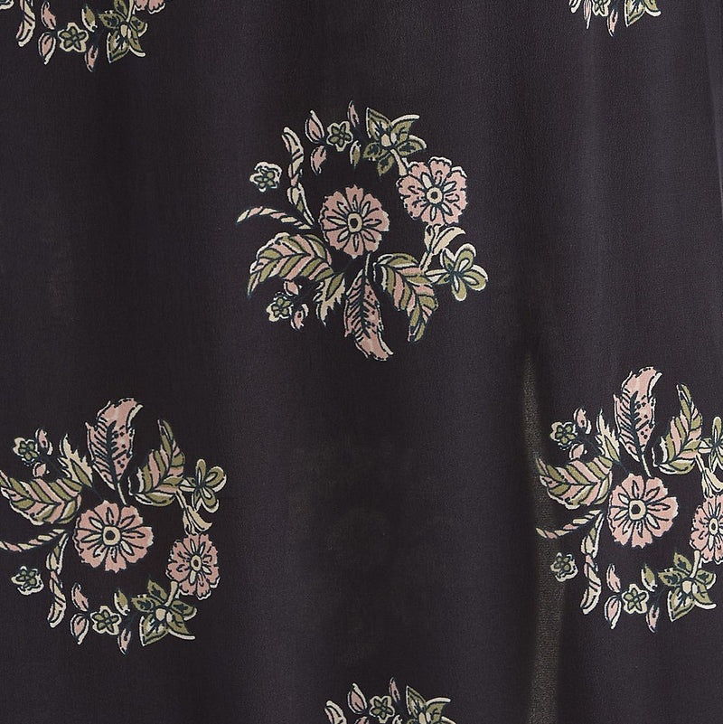 TEXAS SILK WREATH NAVY SHIRT