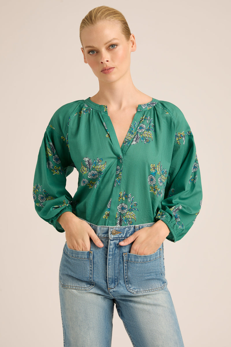 TWENTY WREATH MINT COTTON SHIRT